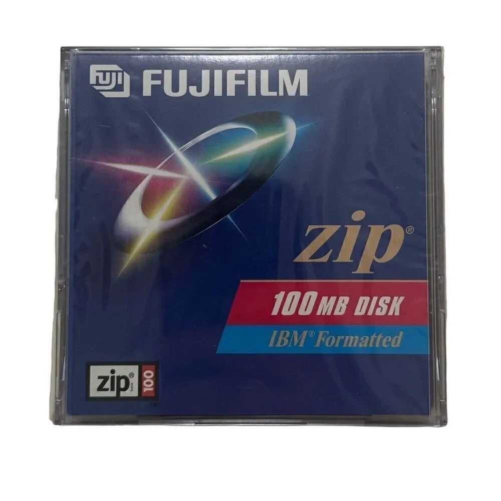 3 FUJIFILM ZIP IBM FORMATTED 100 MB DISK New Sealed ( Lot of 3 )